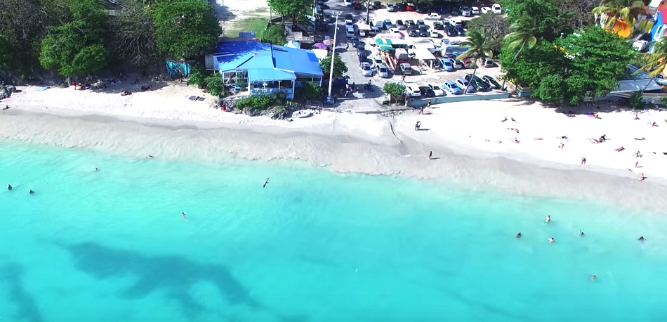 Guadeloupe   Plage de la Datcha au Gosier vu du ciel   YouTube